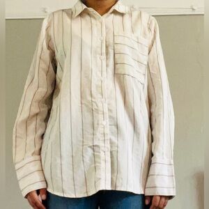 Striped Long Sleeve Women's Top